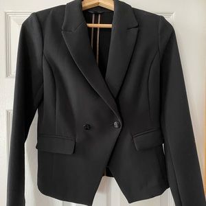 Gap black cropped blazer